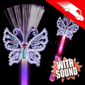 LED Fiber Optic Butterfly Wand Assorted